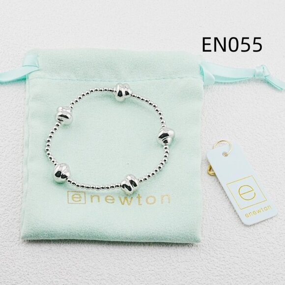 Enewton Platinum Spiral Bead Mix Bracelet - Picture 2 of 4